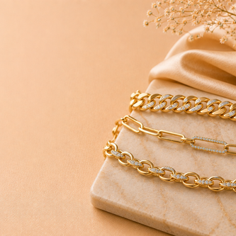 Gold Chain Bracelets for Women & Men