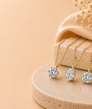 Luxury Solitaire Diamond Pendants