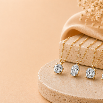 Luxury Solitaire Diamond Pendants