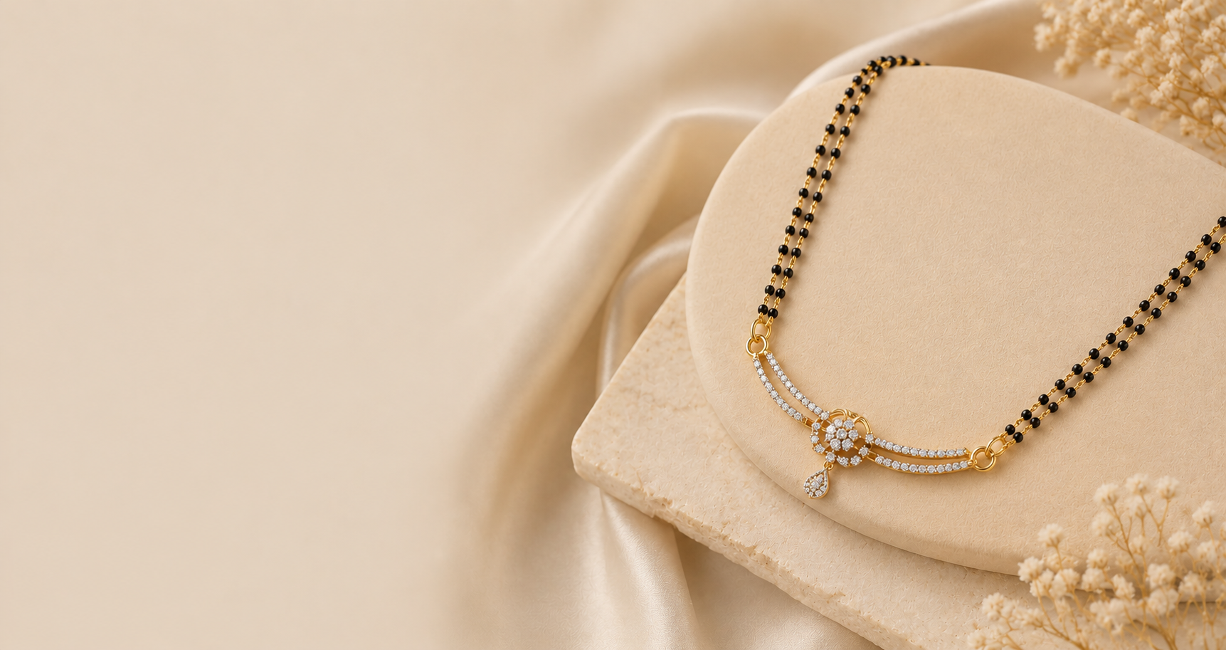 Diamond Mangalsutra & Tanmani