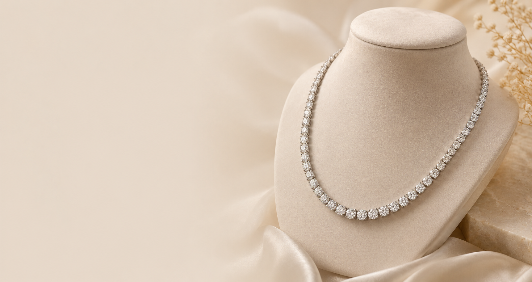Diamond Tennis Necklaces