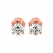 1.10 CTW Lab Grown Diamond Stud Earrings in 10K, 14K & 18K Gold |AE0020