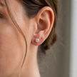 1.10 CTW Lab Grown Diamond Stud Earrings in 10K, 14K & 18K Gold |AE0020