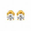 1.10 CTW Lab Grown Diamond Stud Earrings in 10K, 14K & 18K Gold |AE0020