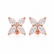 2.00 TCW Lab Grown Diamond Daily Wear Earrings in 10K, 14K & 18K Gold |AE0154