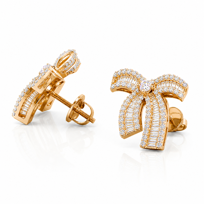 0.50 CTW Lab Grown Diamond Daily Wear Earrings in 10K, 14K & 18K Gold |AE0170