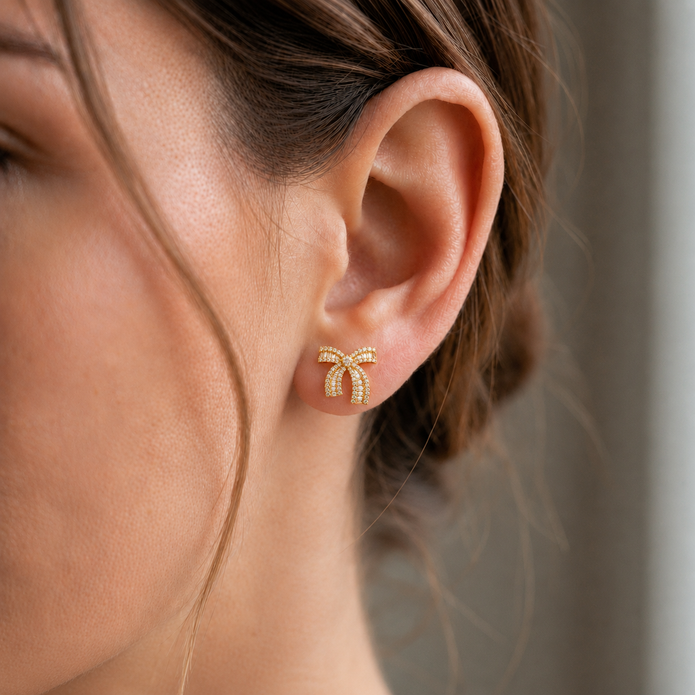 0.50 CTW Lab Grown Diamond Daily Wear Earrings in 10K, 14K & 18K Gold |AE0170