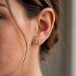 0.50 CTW Lab Grown Diamond Daily Wear Earrings in 10K, 14K & 18K Gold |AE0170