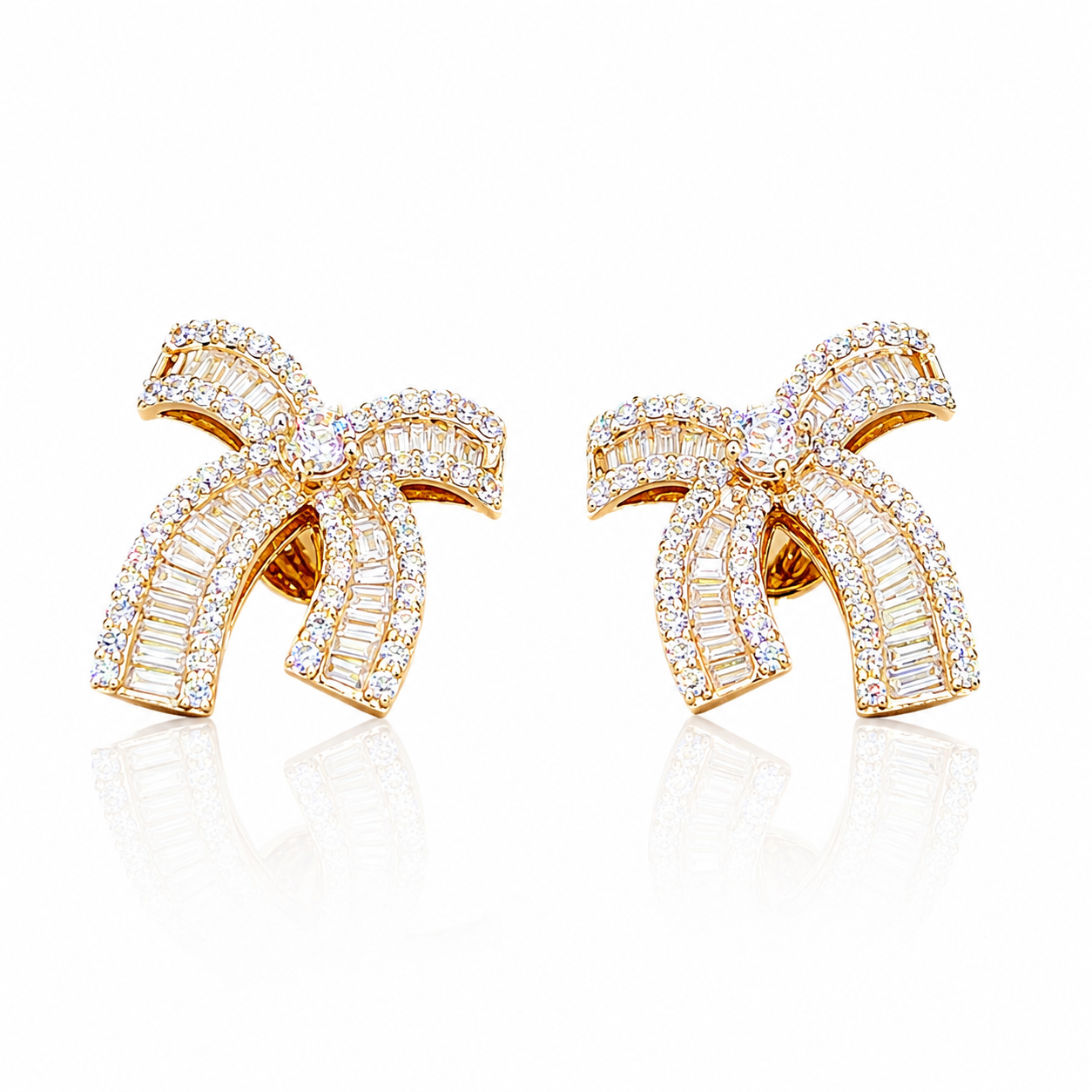 0.50 CTW Lab Grown Diamond Daily Wear Earrings in 10K, 14K & 18K Gold |AE0170
