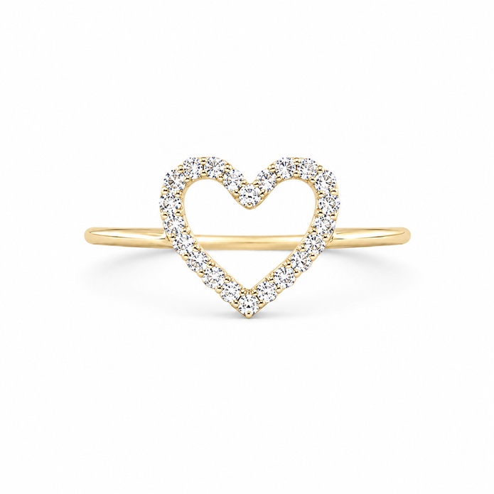 AR0118 - 0.10 TCW Diamond Studded Gold Daily Wear Rings