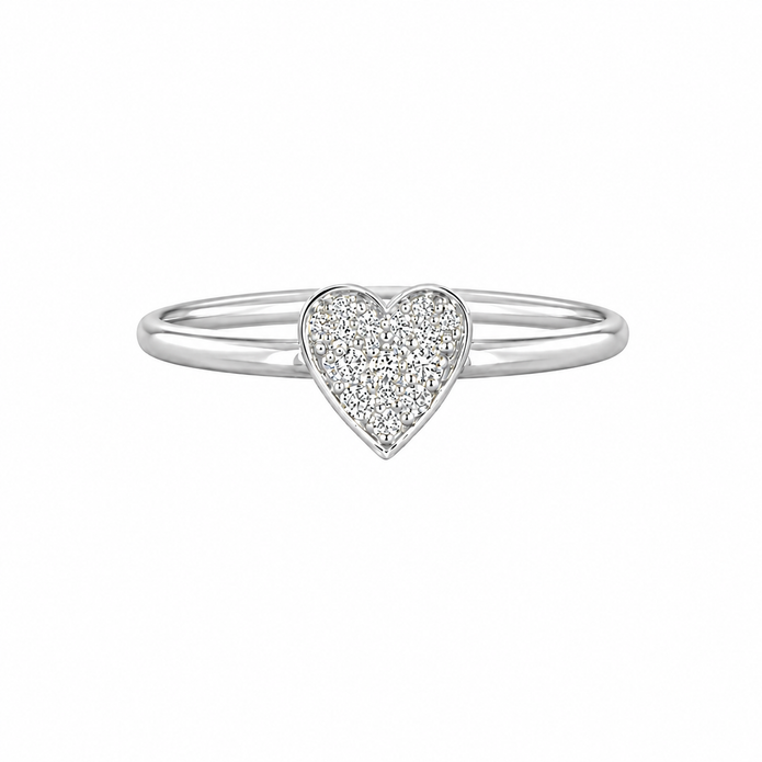 AR0127 - 0.10 TCW Diamond Studded Gold Daily Were Rings