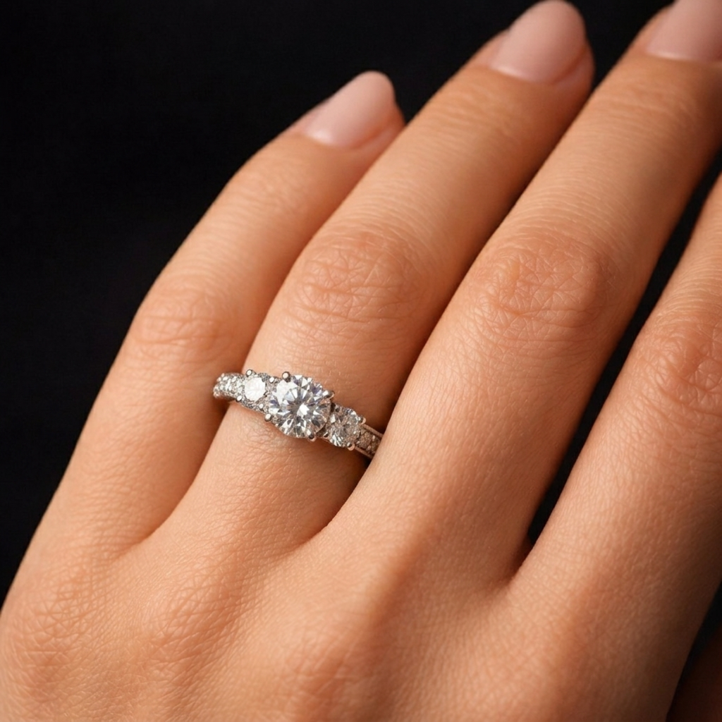 1.00 CTW Lab Grown Diamond Engagement Ring in 10K, 14K & 18K Gold | AR0377