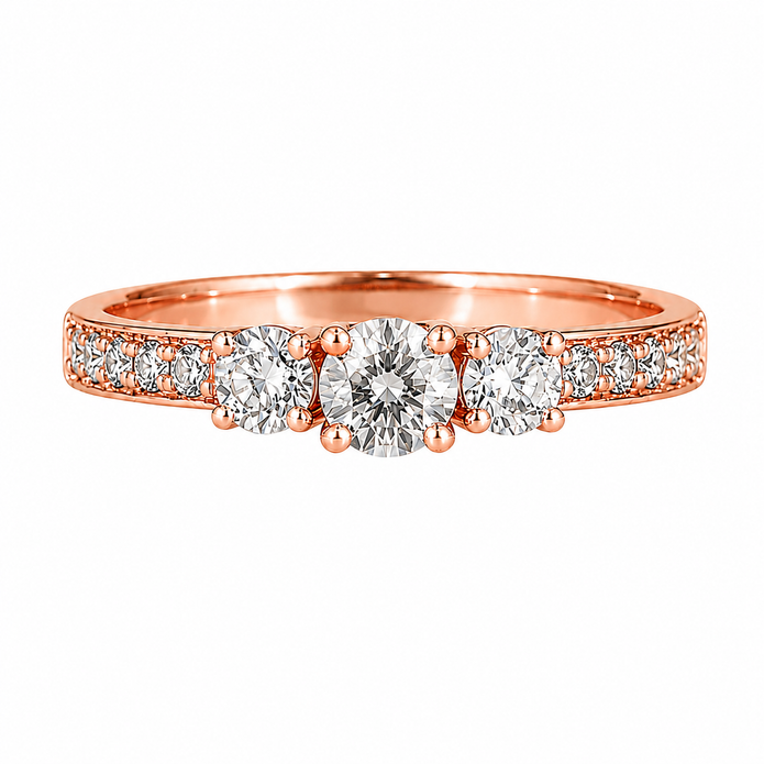 1.00 CTW Lab Grown Diamond Engagement Ring in 10K, 14K & 18K Gold | AR0377