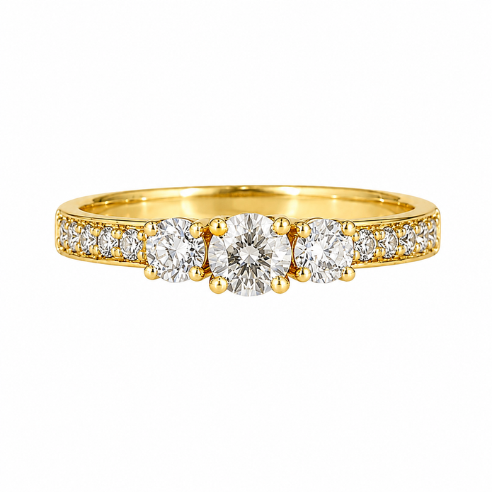 1.00 CTW Lab Grown Diamond Engagement Ring in 10K, 14K & 18K Gold | AR0377