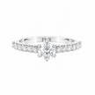 AR0425 - 0.85 CTW Diamond Studded Gold Engagement Rings
