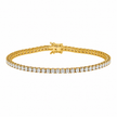 1.10 TCW Lab Grown Diamond Tennis Bracelets in 10K, 14K & 18K Gold | B00036