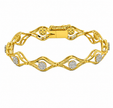1.10 TCW Lab Grown Diamond Bracelets in 10K, 14K & 18K Gold | B00325