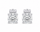 3.70 CTW Lab Grown Diamond Stud Earrings in 10K, 14K & 18K Gold |E01105