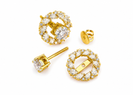4.50 CTW Lab Grown Diamond Daily Wear Earrings in 10K, 14K & 18K Gold |E01141