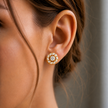 4.50 CTW Lab Grown Diamond Daily Wear Earrings in 10K, 14K & 18K Gold |E01141
