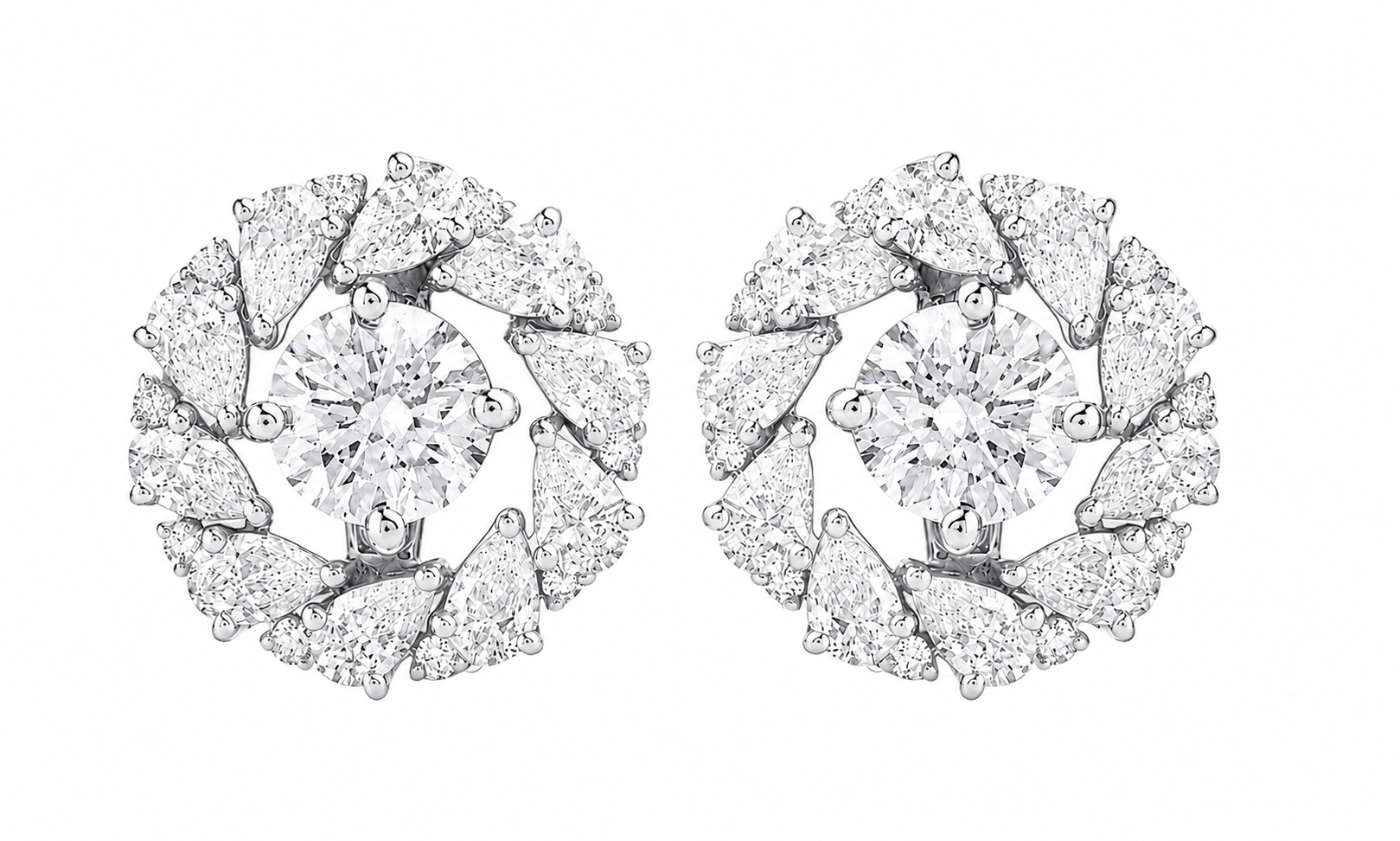 4.50 CTW Lab Grown Diamond Daily Wear Earrings in 10K, 14K & 18K Gold |E01141