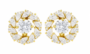 4.50 CTW Lab Grown Diamond Daily Wear Earrings in 10K, 14K & 18K Gold |E01141