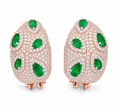 1.90 TCW Lab Grown Diamond Hoop & Drop Earrings in 10K, 14K & 18K Gold |E01142