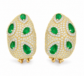 1.90 TCW Lab Grown Diamond Hoop & Drop Earrings in 10K, 14K & 18K Gold |E01142