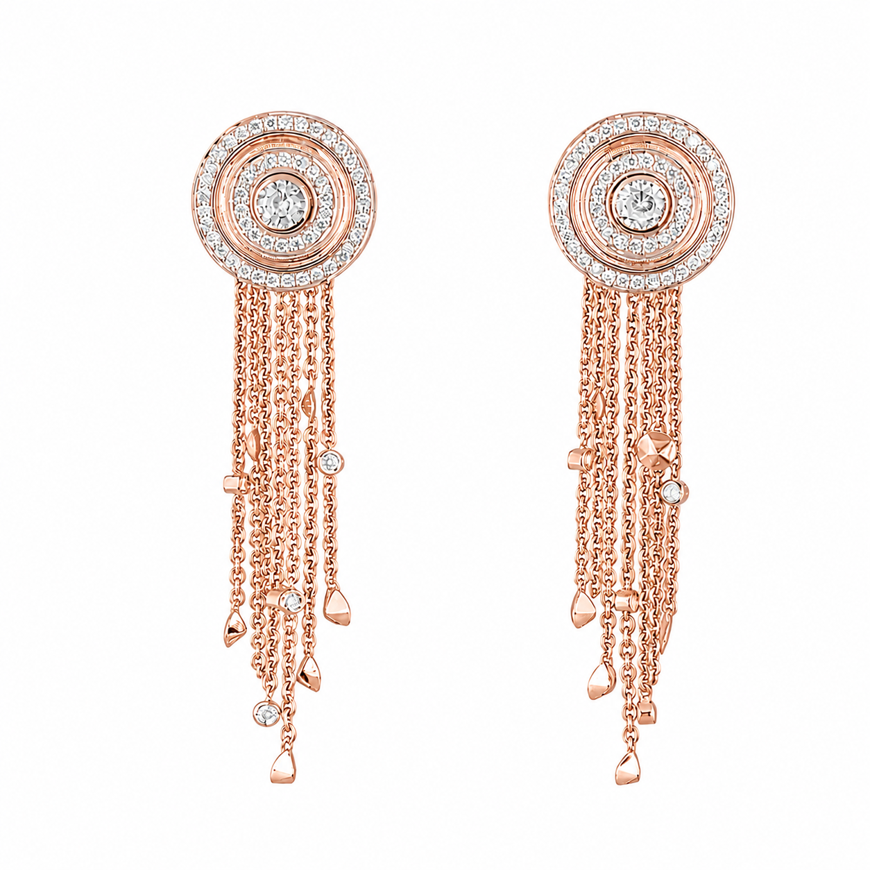 1.25 TCW Lab Grown Diamond Hoop & Drop Earrings in 10K, 14K & 18K Gold |E01143