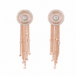 1.25 TCW Lab Grown Diamond Hoop & Drop Earrings in 10K, 14K & 18K Gold |E01143