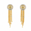 1.25 TCW Lab Grown Diamond Hoop & Drop Earrings in 10K, 14K & 18K Gold |E01143