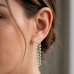 8.20 CTW Lab Grown Diamond Hoop & Drop Earrings in 10K, 14K & 18K Gold |E01146