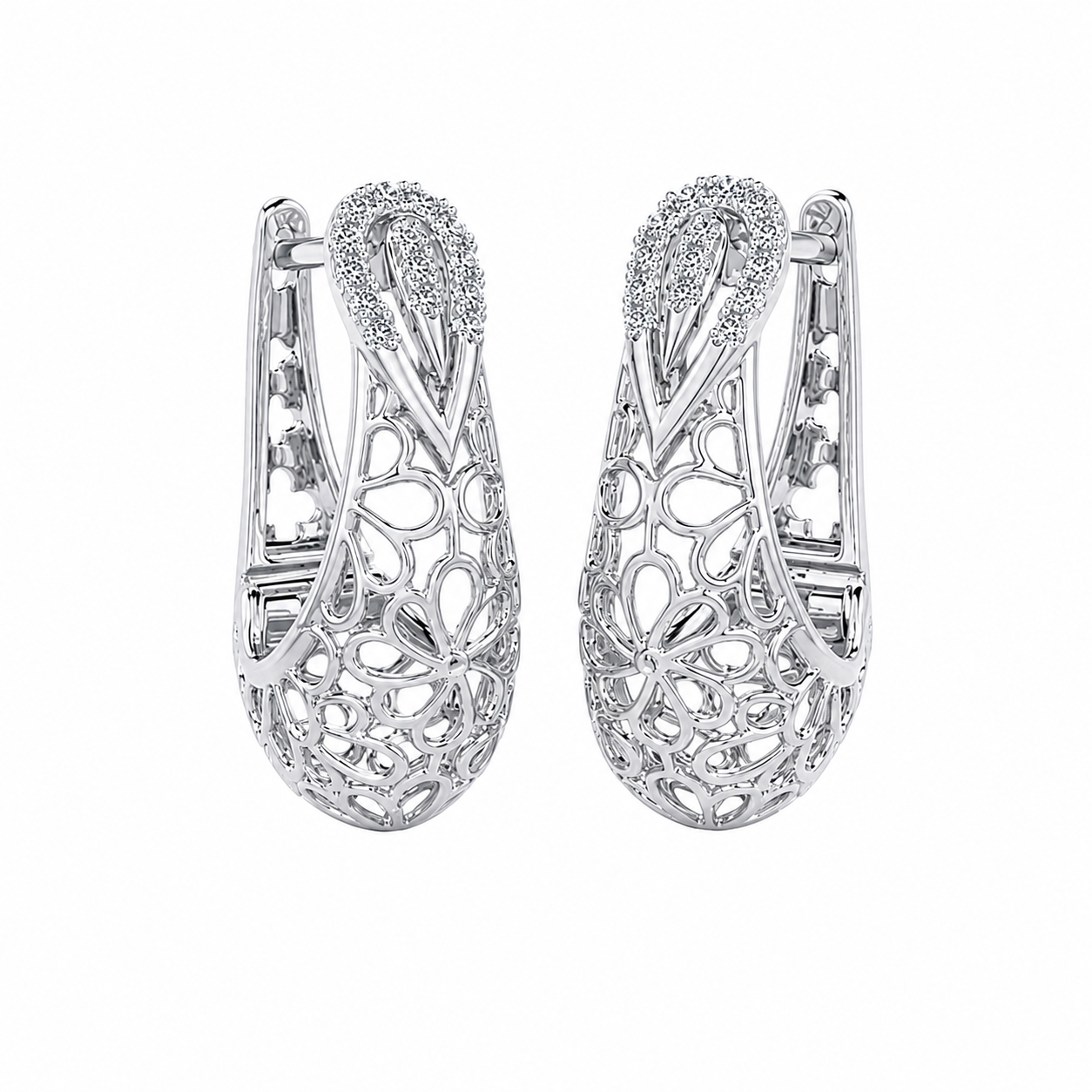 0.20 TCW Lab Grown Diamond Daily Wear Earrings in 10K, 14K & 18K Gold |E01186