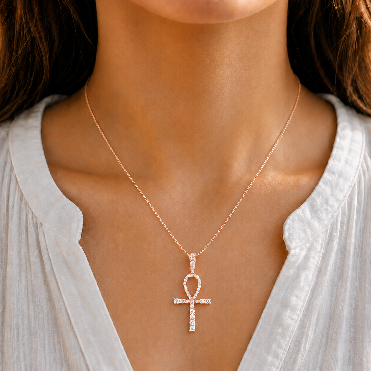 0.30 TCW Lab Grown Diamond Diamond Pendants in 14K & 18K Gold | P00778