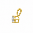 0.40 TCW Lab Grown Diamond Stud Pendants in , 14K & 18K Gold |P01015