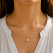 0.40 TCW Lab Grown Diamond Stud Pendants in , 14K & 18K Gold |P01015
