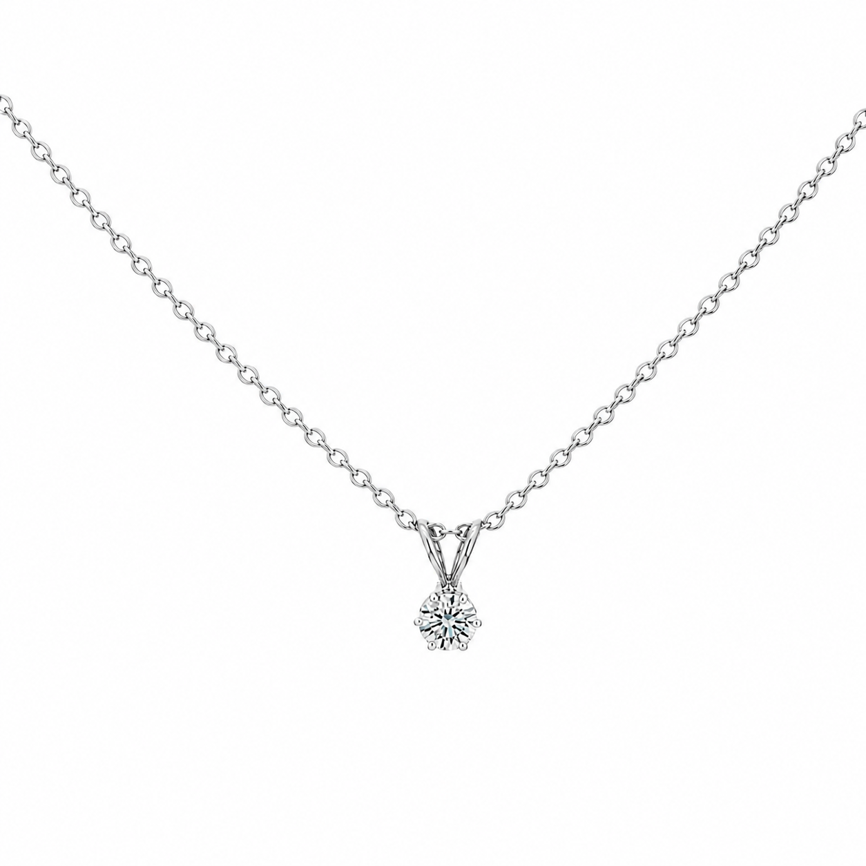 0.40 TCW Lab Grown Diamond Stud Pendants in , 14K & 18K Gold |P01015