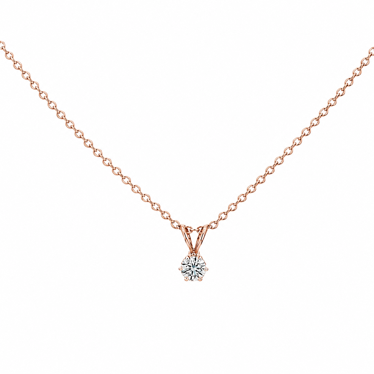 0.40 TCW Lab Grown Diamond Stud Pendants in , 14K & 18K Gold |P01015