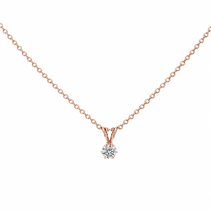 0.40 TCW Lab Grown Diamond Stud Pendants in , 14K & 18K Gold |P01015