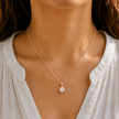 0.40 TCW Lab Grown Diamond Stud Pendants in , 14K & 18K Gold |P01015
