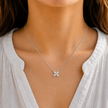 3.05 TCW Lab Grown Diamond Pendant Sets in 14K & 18K Gold | P01389
