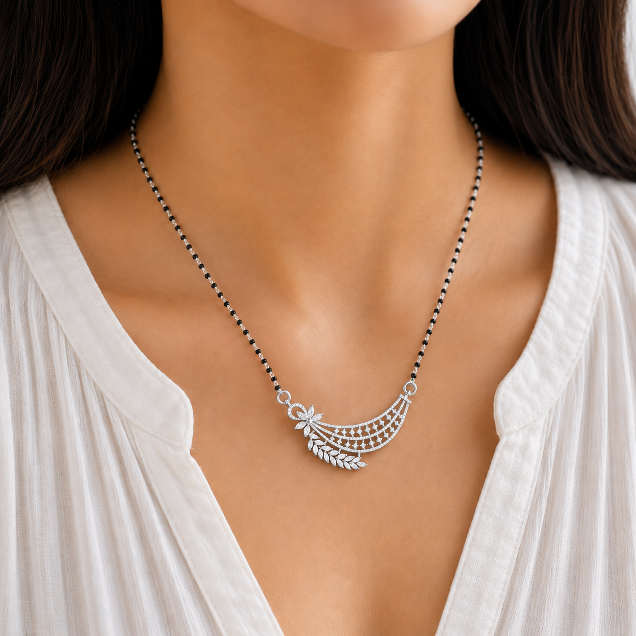 1.55 CTW Lab Grown Diamond Pendant Sets in 14K & 18K Gold | P01399