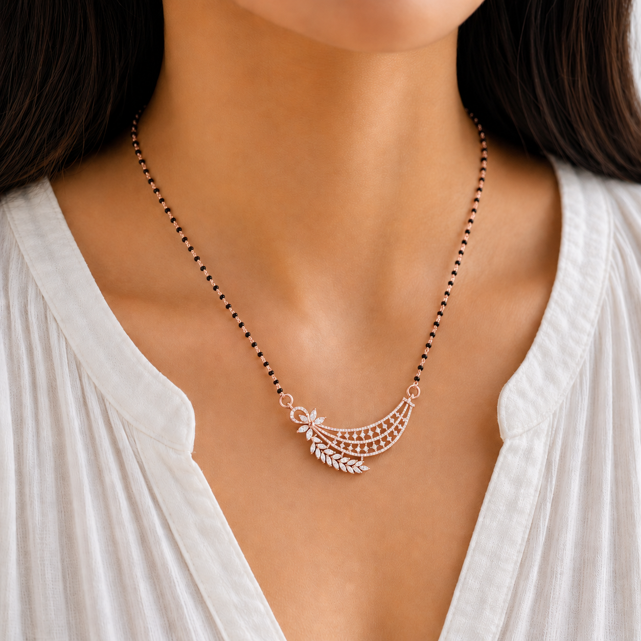 1.55 CTW Lab Grown Diamond Pendant Sets in 14K & 18K Gold | P01399