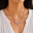 1.55 CTW Lab Grown Diamond Pendant Sets in 14K & 18K Gold | P01399