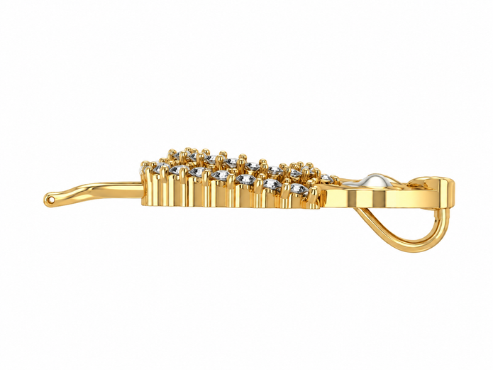 0.55 TCW Lab Grown Diamond Diamond Pendants in 14K & 18K Gold | P01410