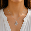 0.55 TCW Lab Grown Diamond Diamond Pendants in 14K & 18K Gold | P01410