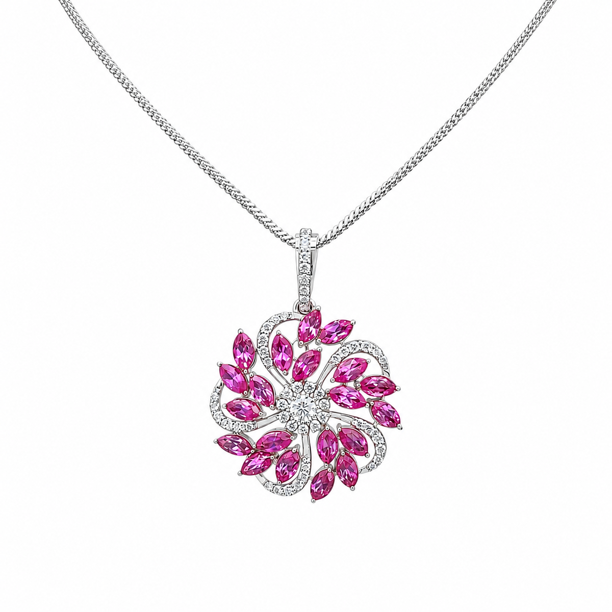 4.00 CTW Lab Grown Diamond Diamond Pendants in 14K & 18K Gold | P01415