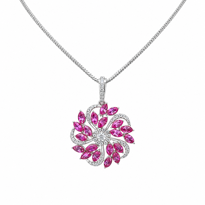 4.00 CTW Lab Grown Diamond Diamond Pendants in 14K & 18K Gold | P01415