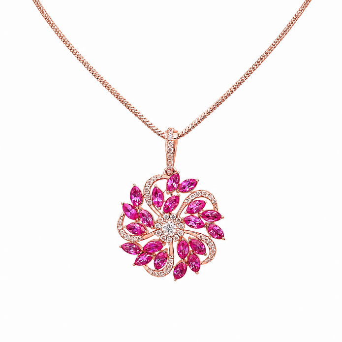 4.00 CTW Lab Grown Diamond Diamond Pendants in 14K & 18K Gold | P01415