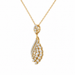 1.10 TCW Lab Grown Diamond Diamond Pendants in 14K & 18K Gold | P01420